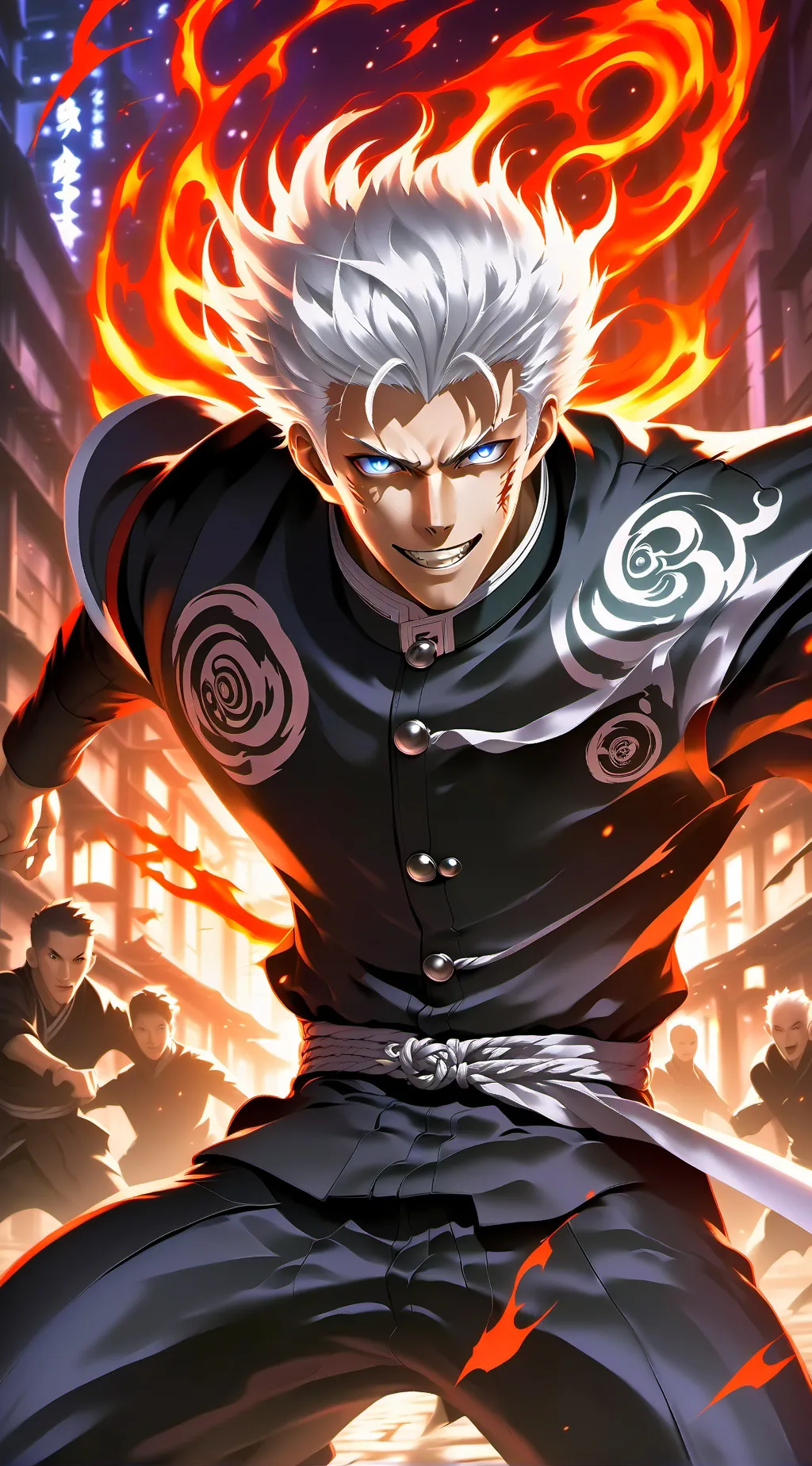 ai character: Gojo Satoru background