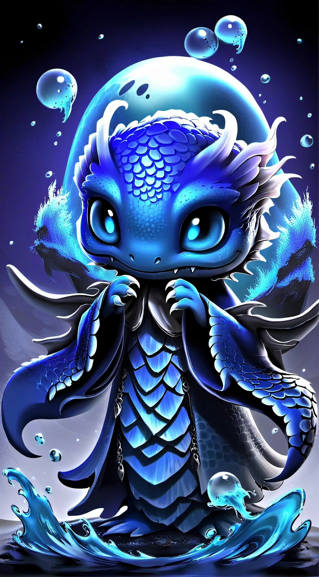 ai character: dragon pet background