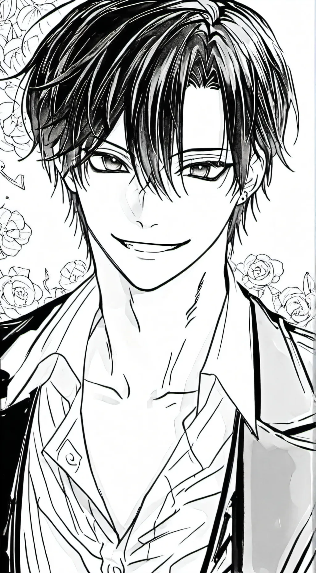 ai character: ⚫🩸~"vin"~🩸⚫ background