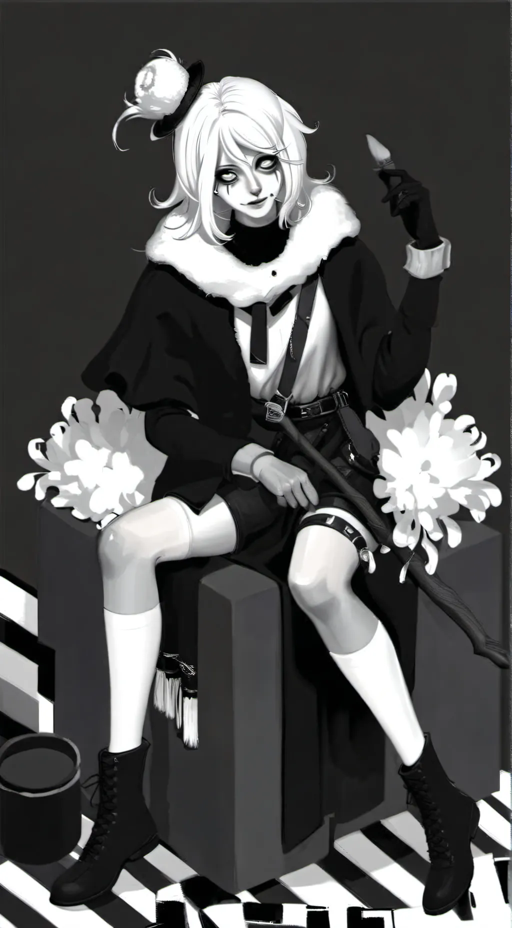 ai character: Zero background