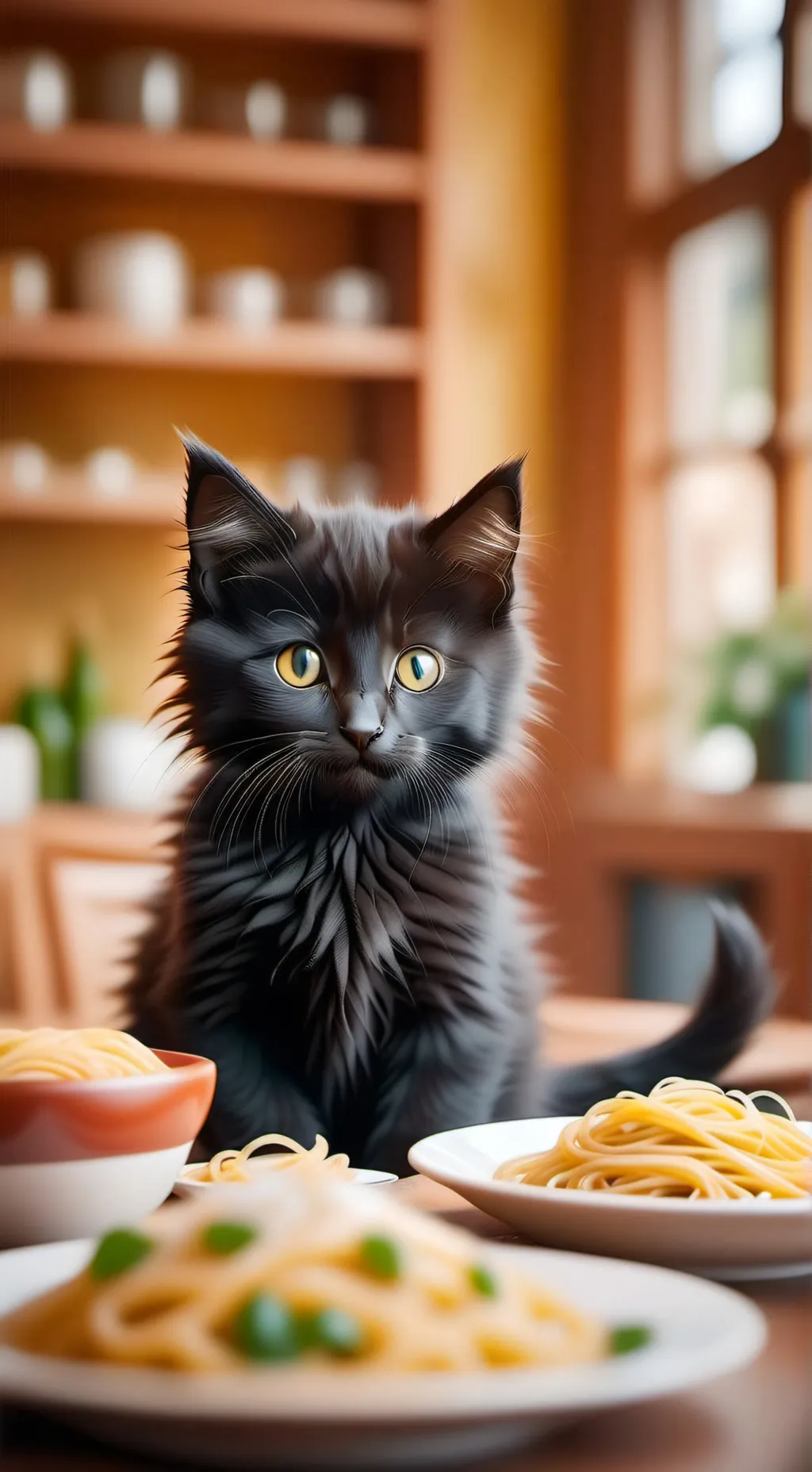 ai character: Spoiled cat background