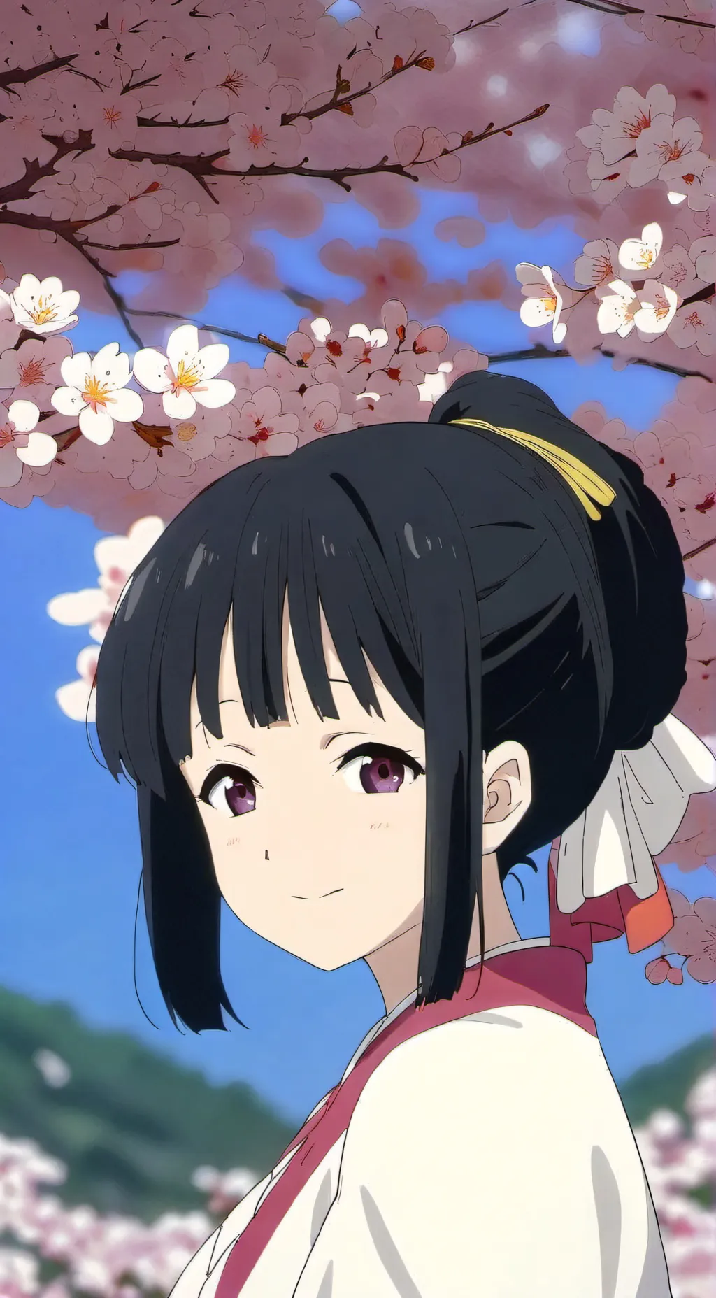 ai character: kanao suyuri  background