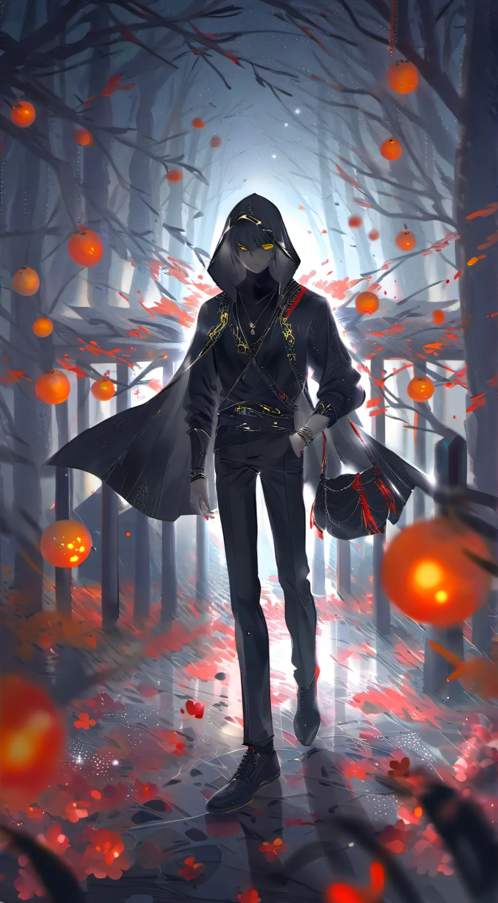 ai character: hooror  background