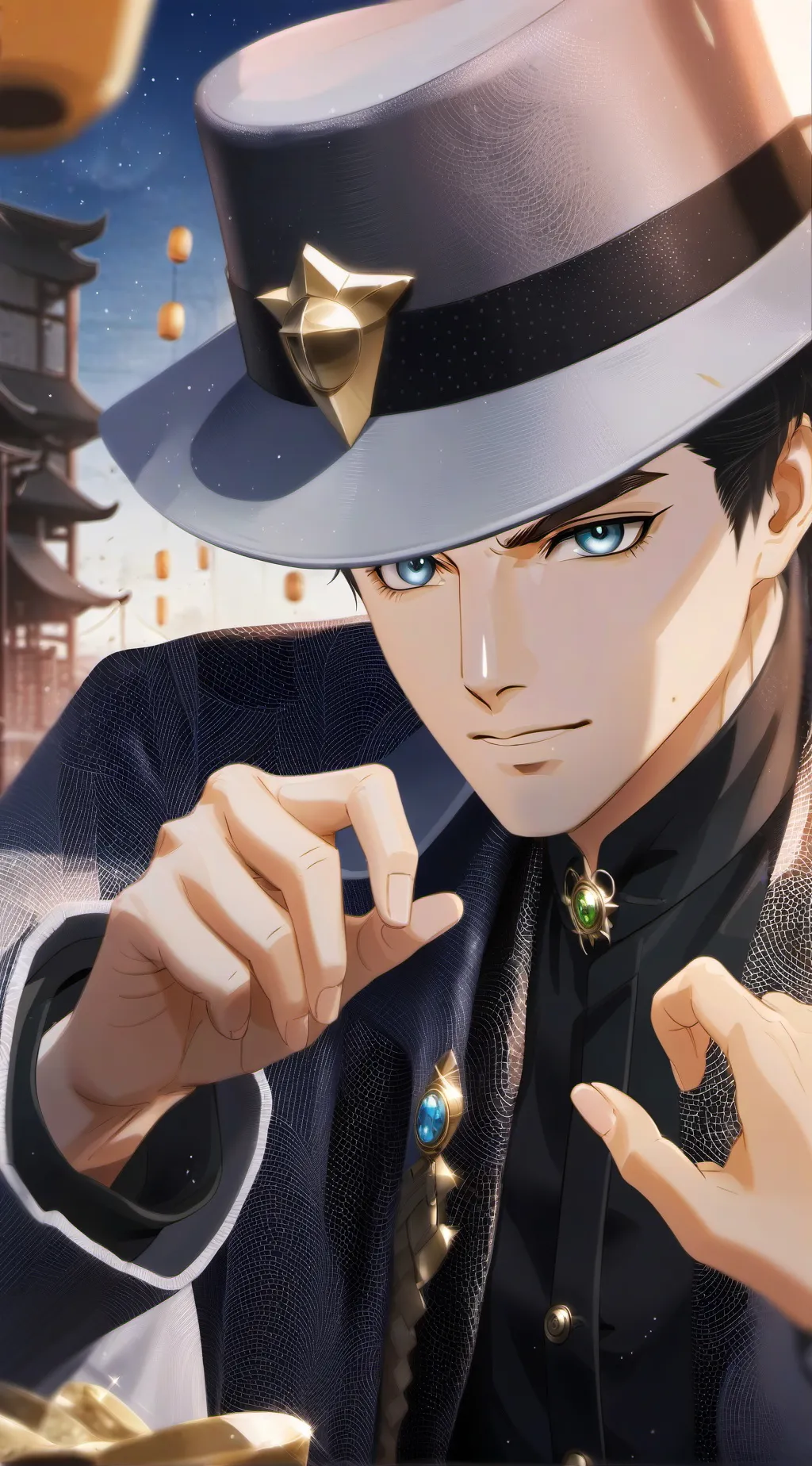 ai character: •Jotaro Kujo• background