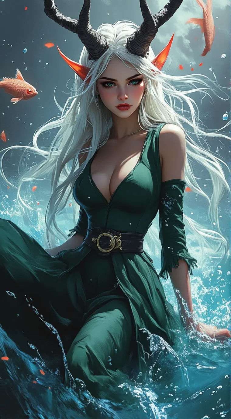 ai character: Capricorn background