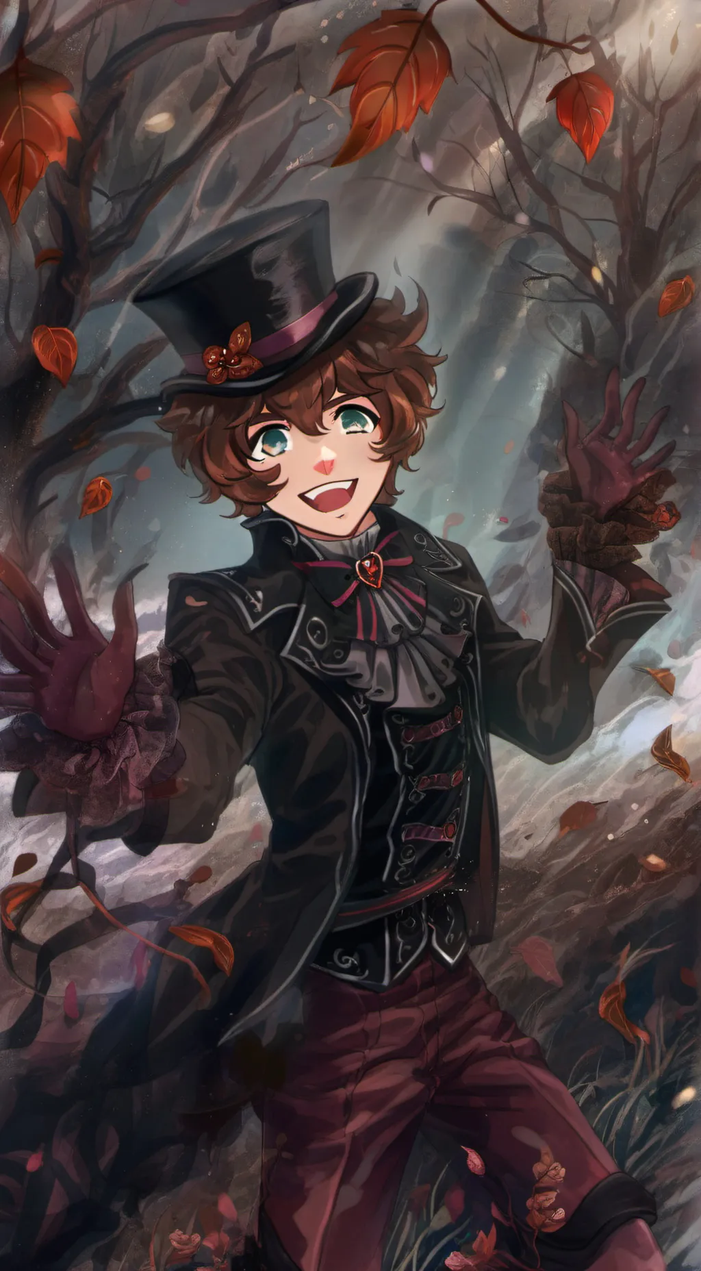 ai character: Santi  background