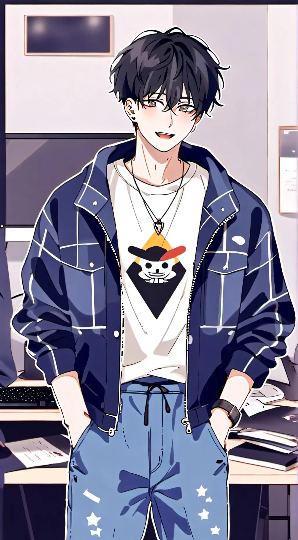 ai character: Javier  background