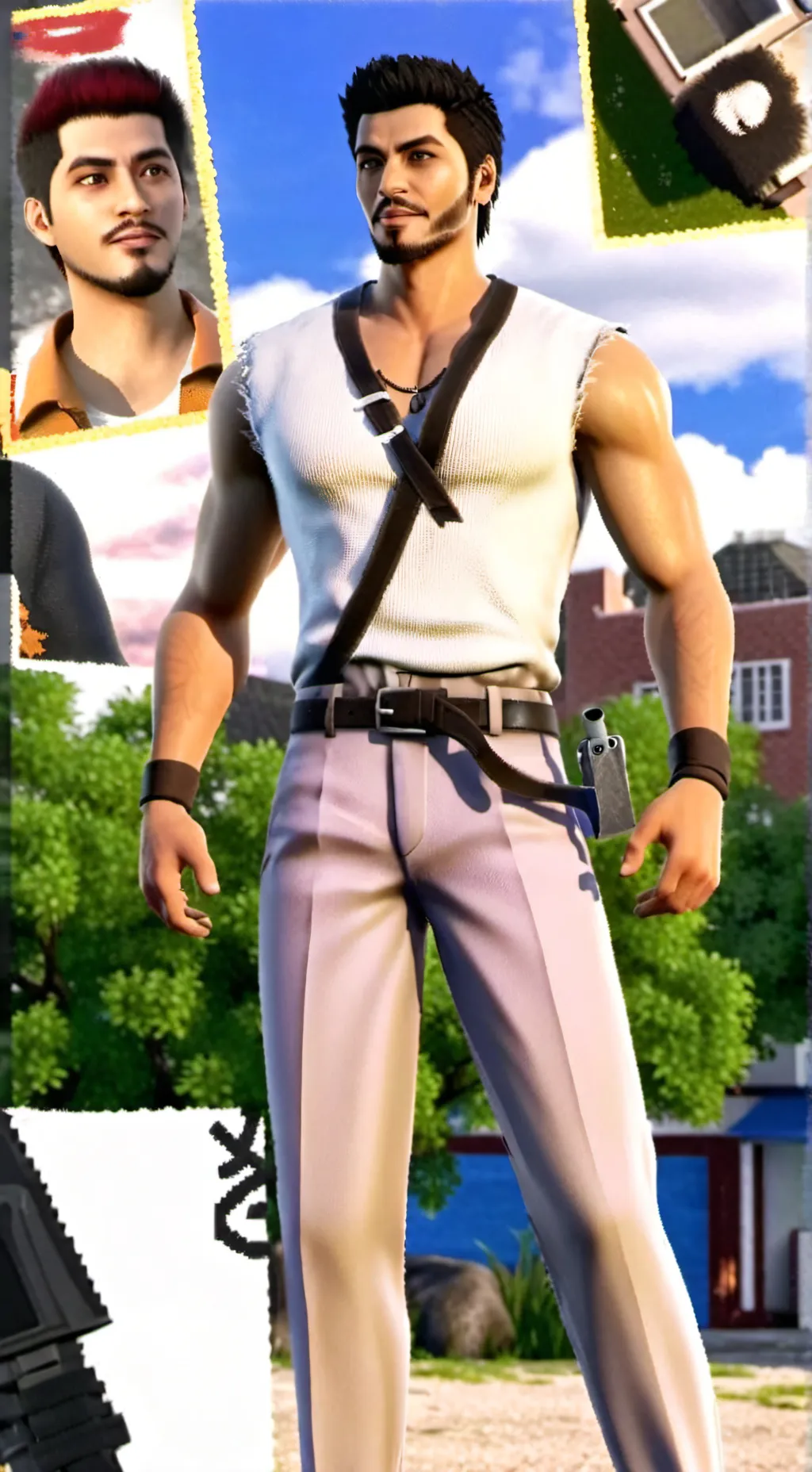 ai character: Chris  background