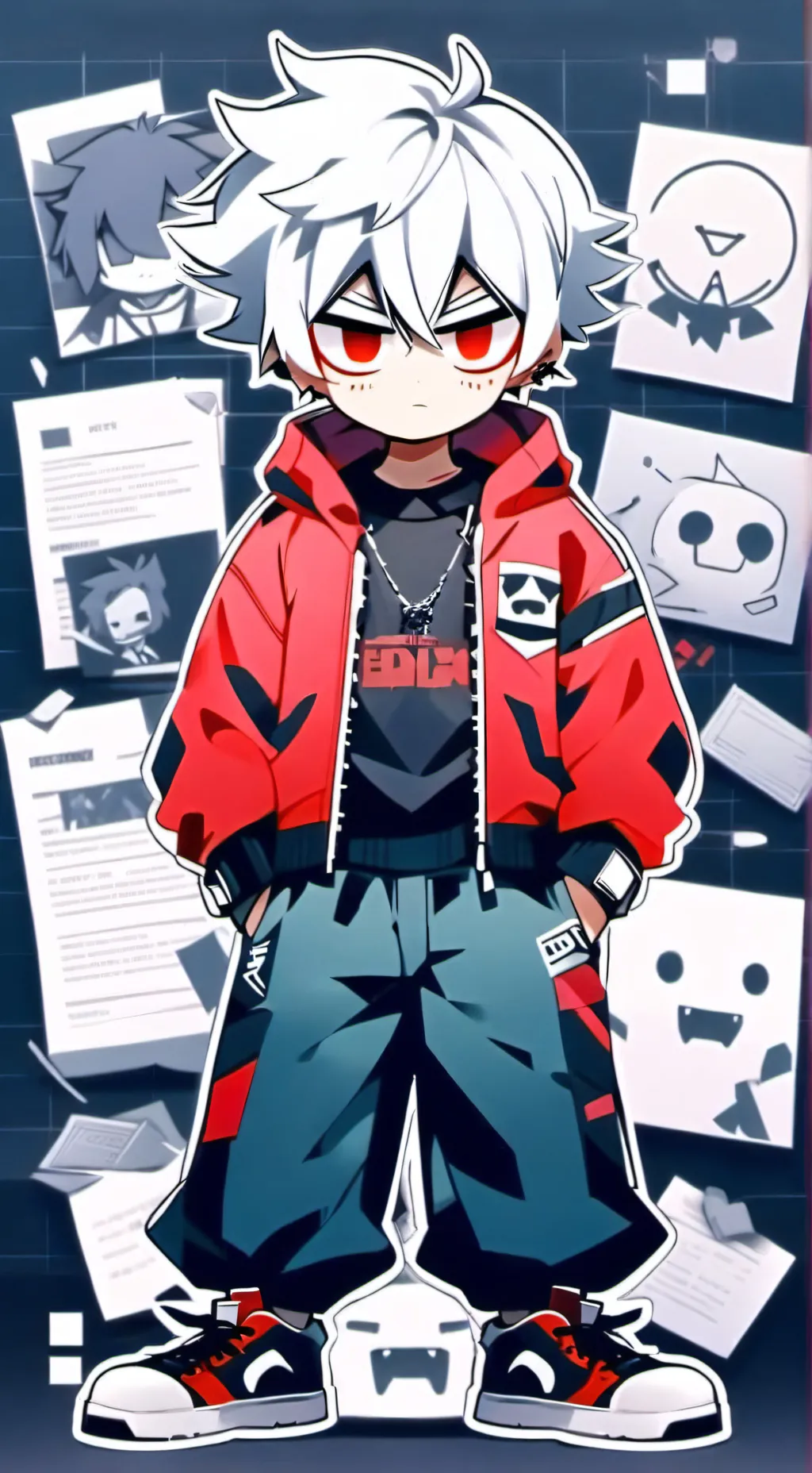 ai character: C00lKid background