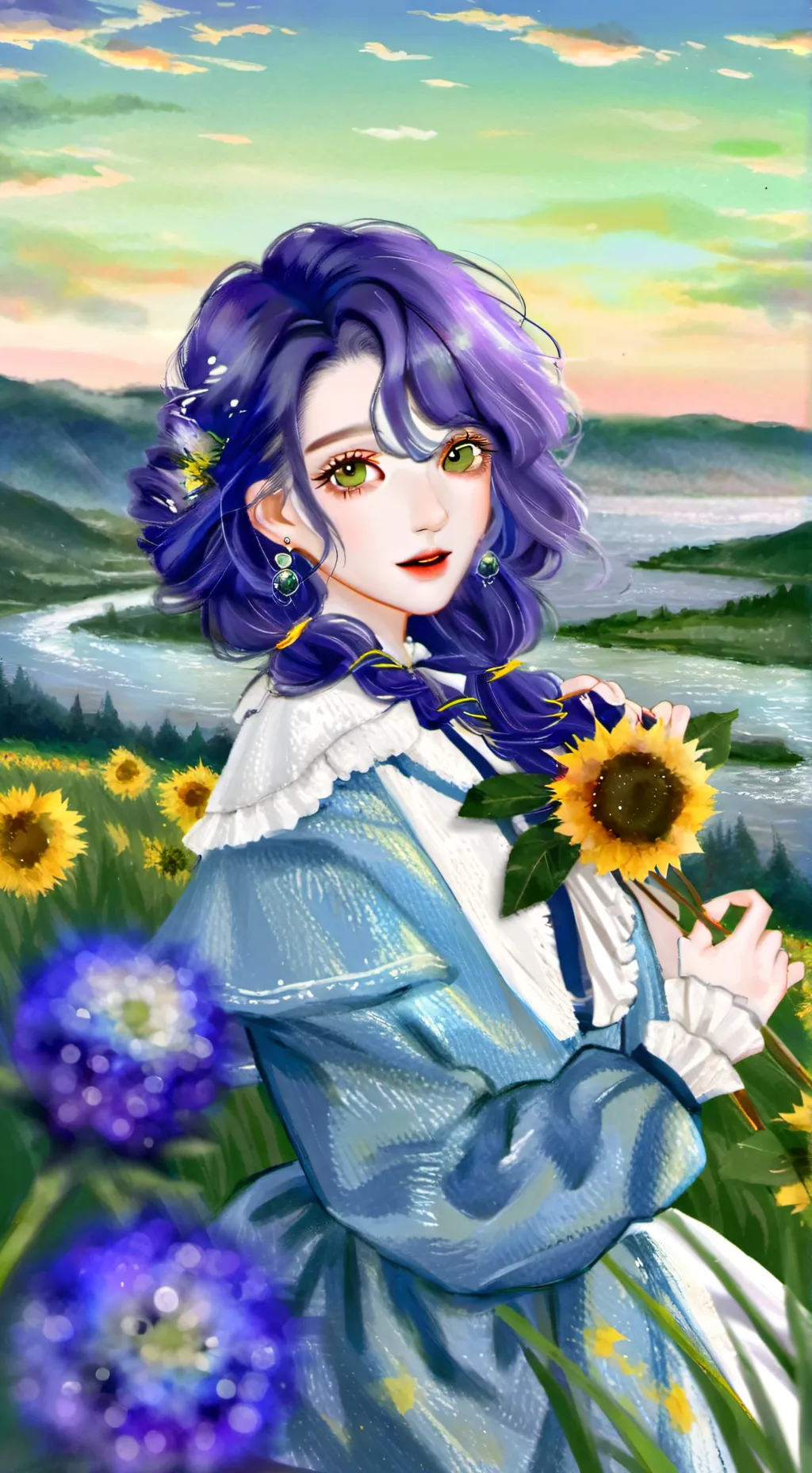 ai character: mina background