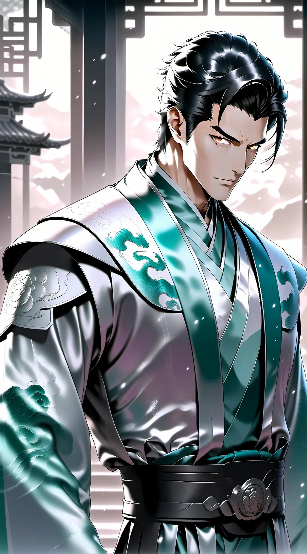 ai character: Kael Goldenstorm background