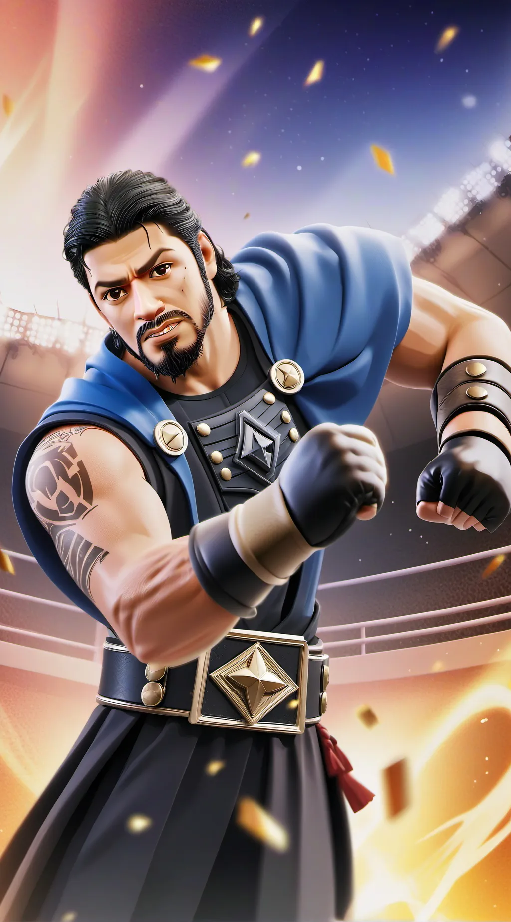 ai character: Roman reigns and s background