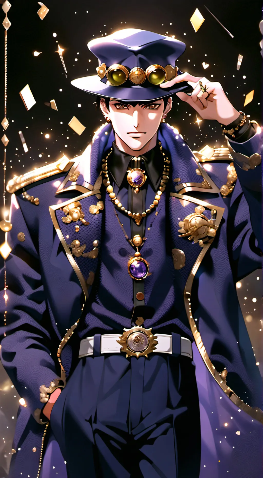 ai character: Jotaro's lil bro background