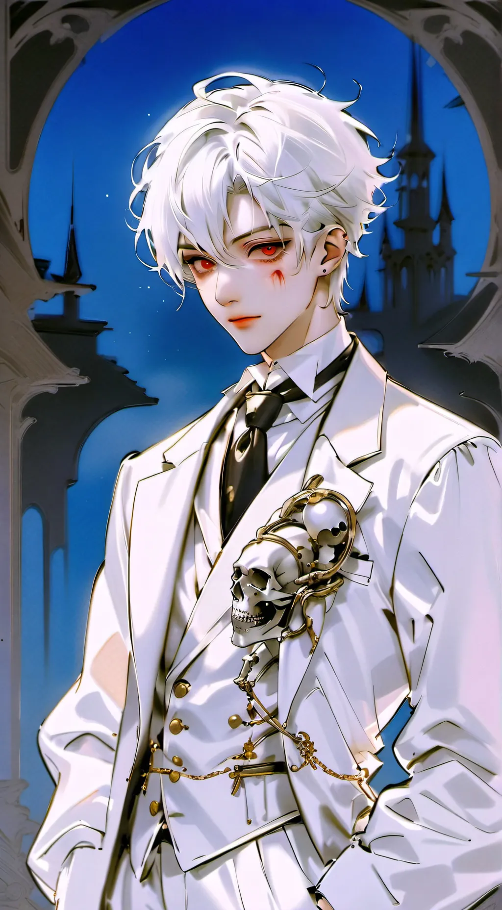 ai character: vampire background