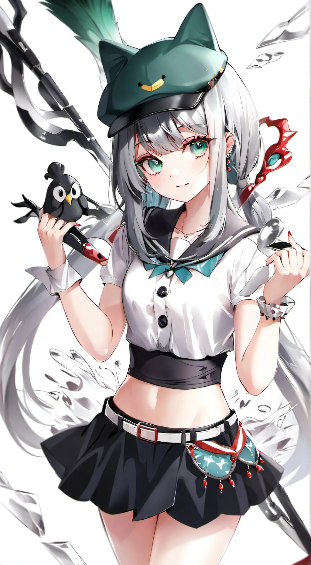 ai character: Snivy background