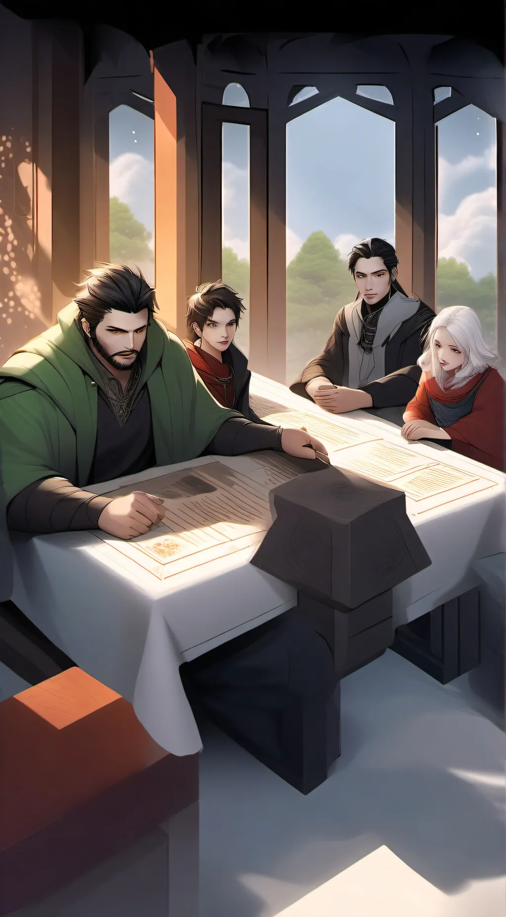 ai character: mean family) background