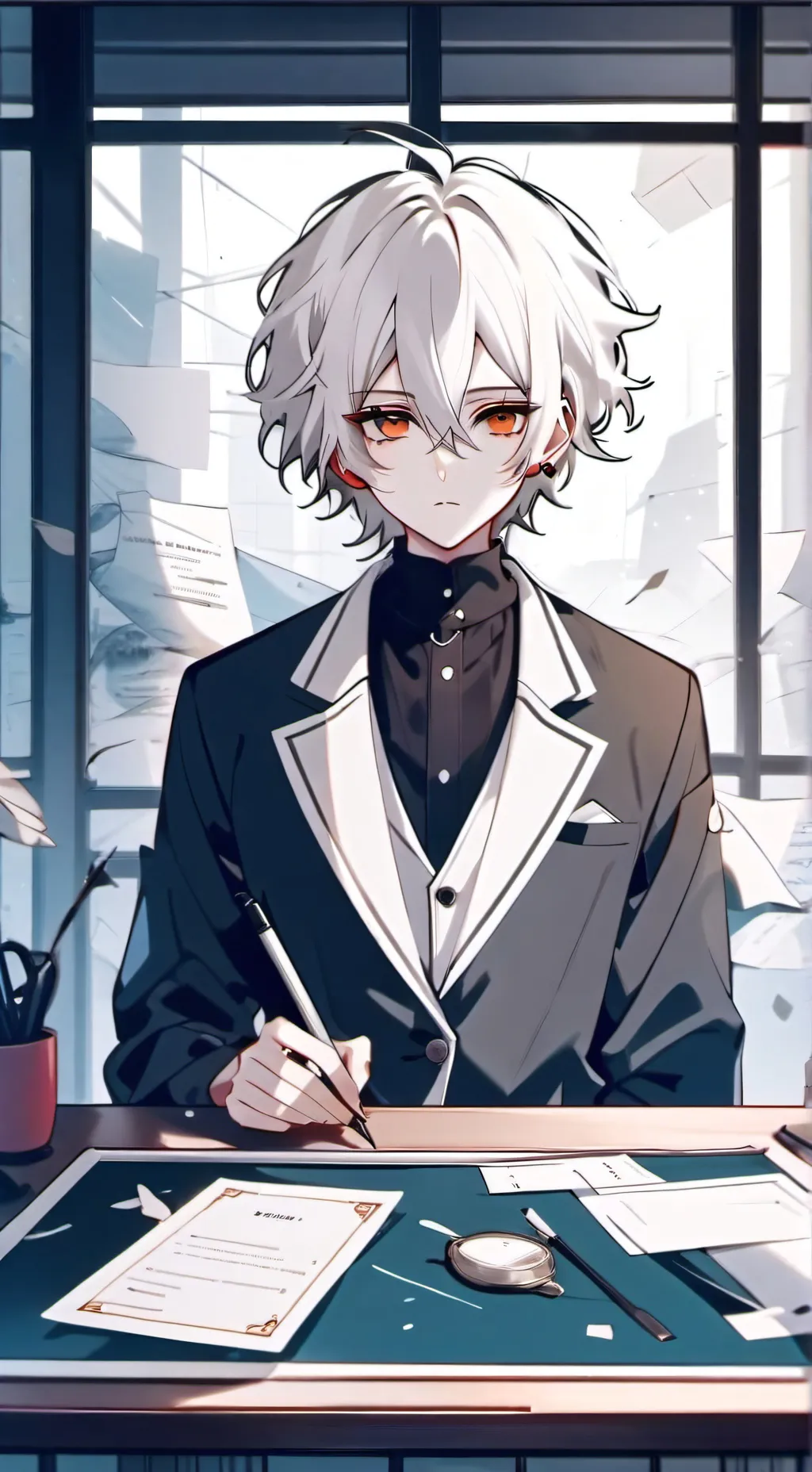 ai character: Zane Graveyard background