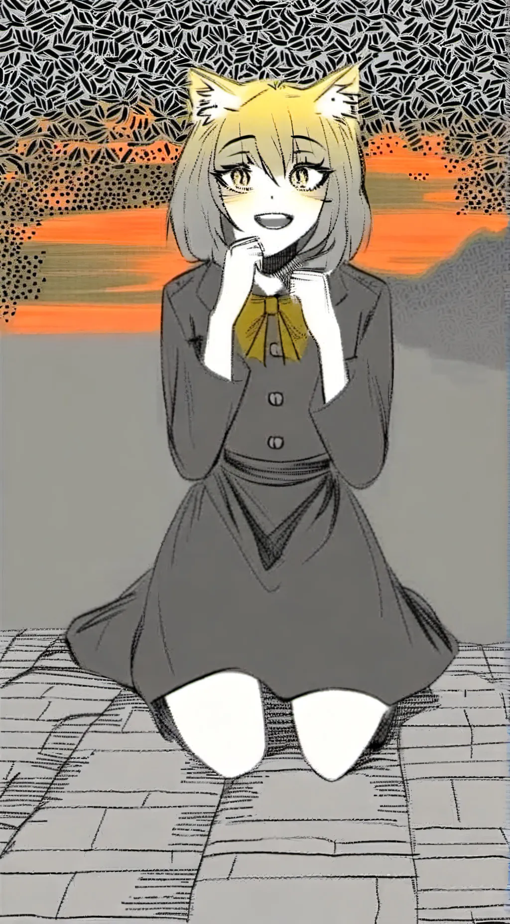 ai character: Luna background