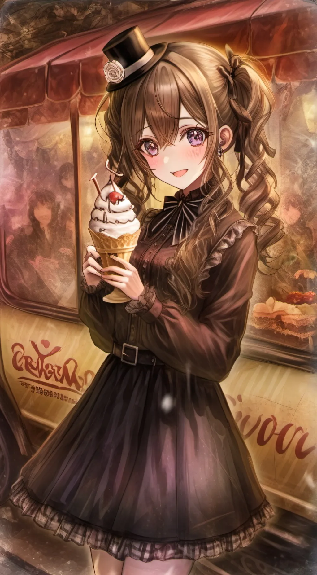 ai character: Akari background