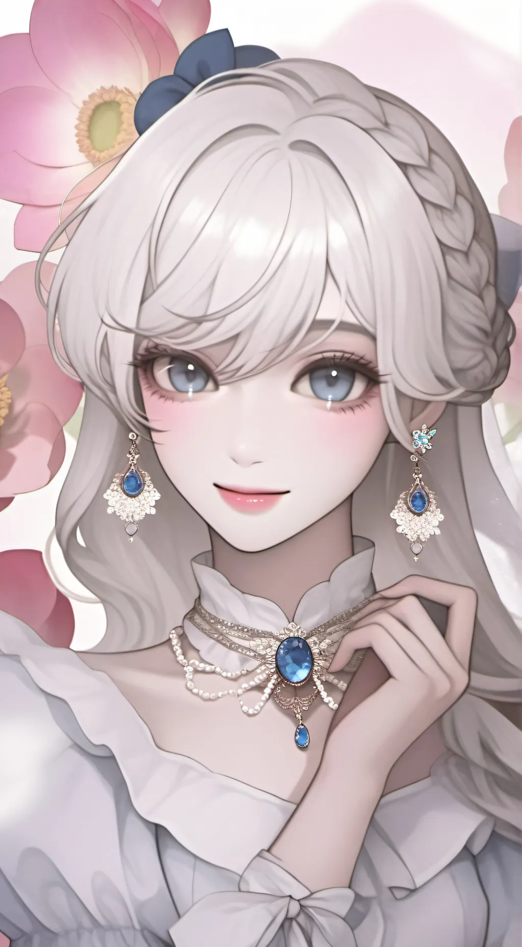 ai character: ~Secret Ice Queen~ background