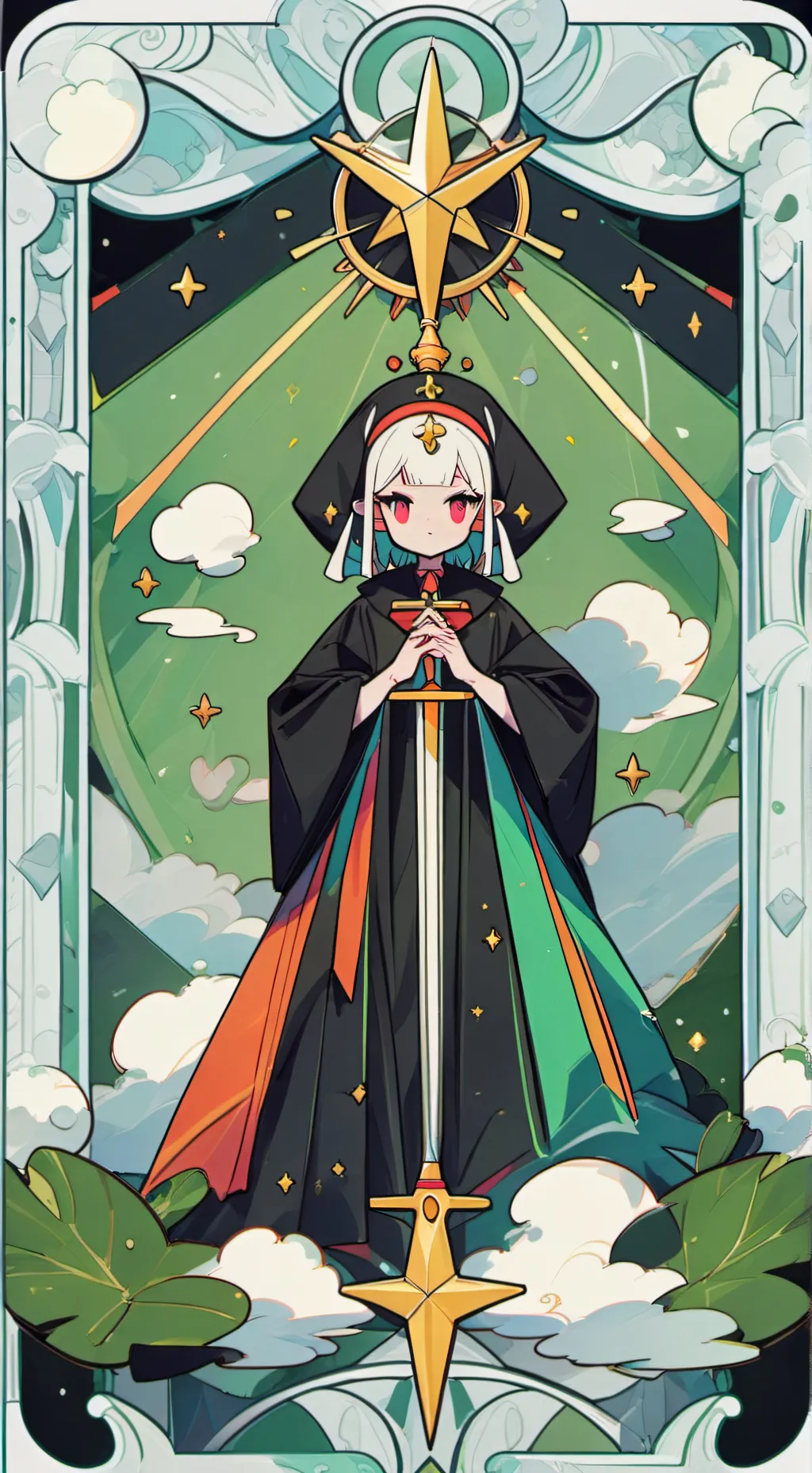 ai character: Sprunki chicas background