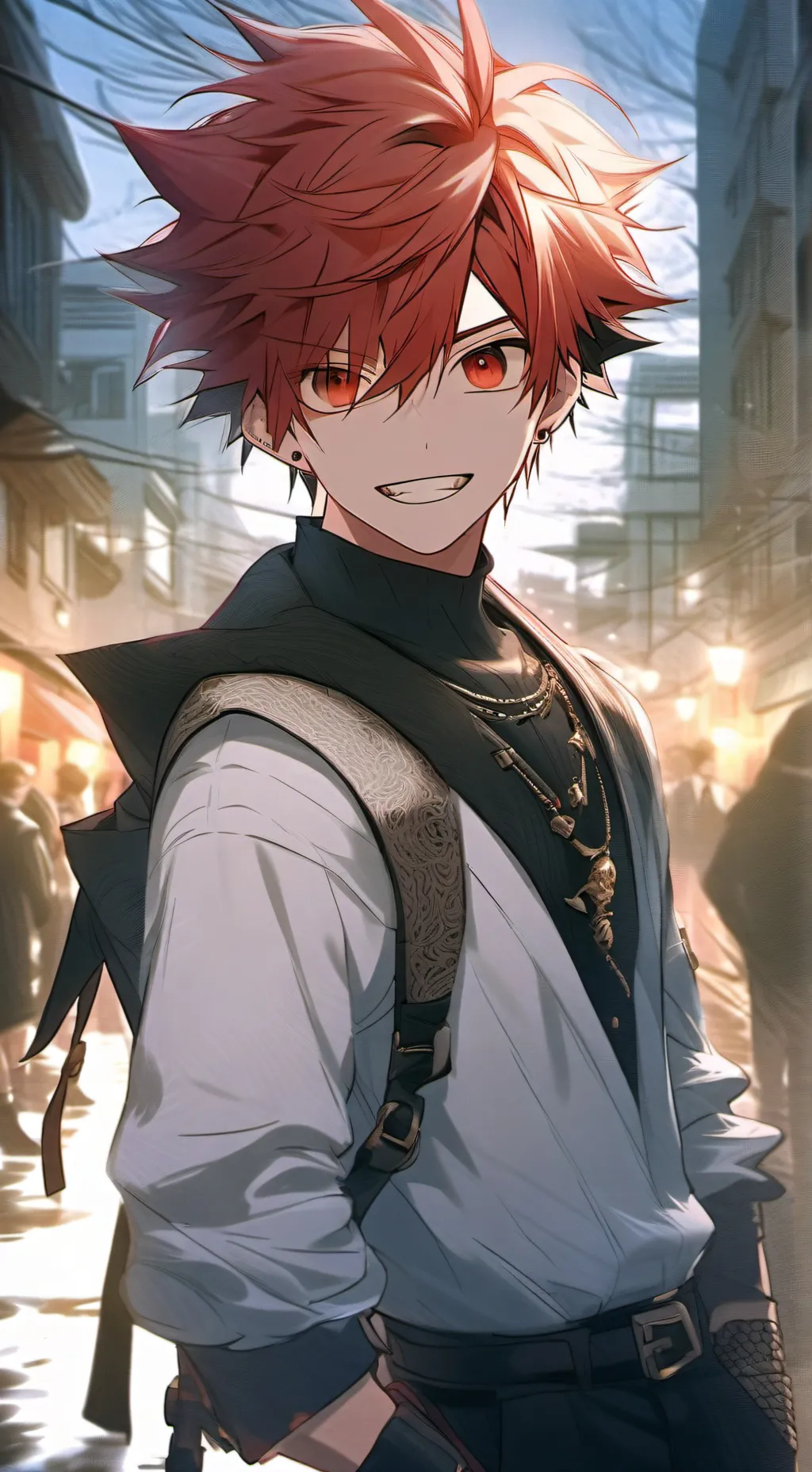 ai character: Ejirou Kirishima!🦈 background