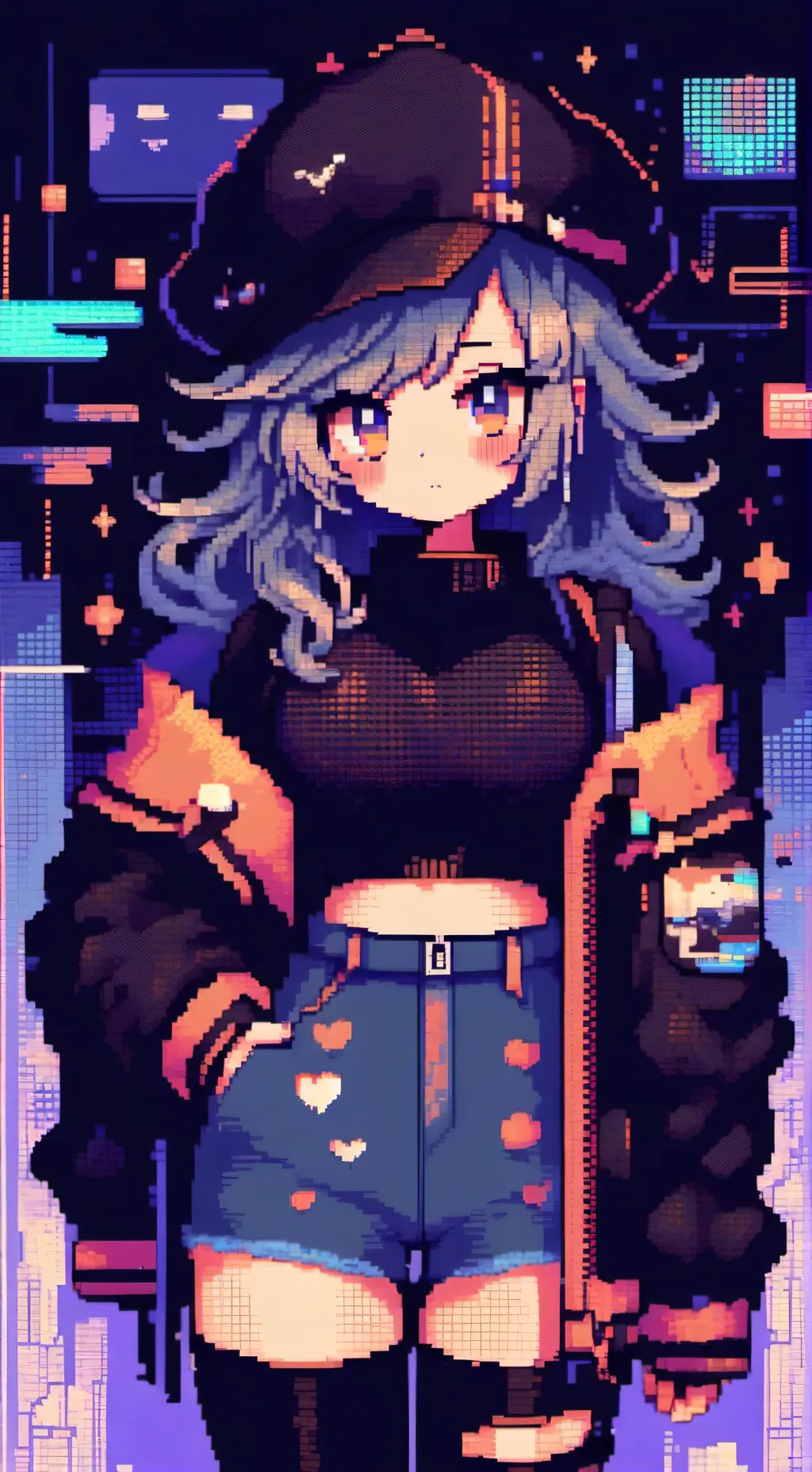 ai character: ms loves  background