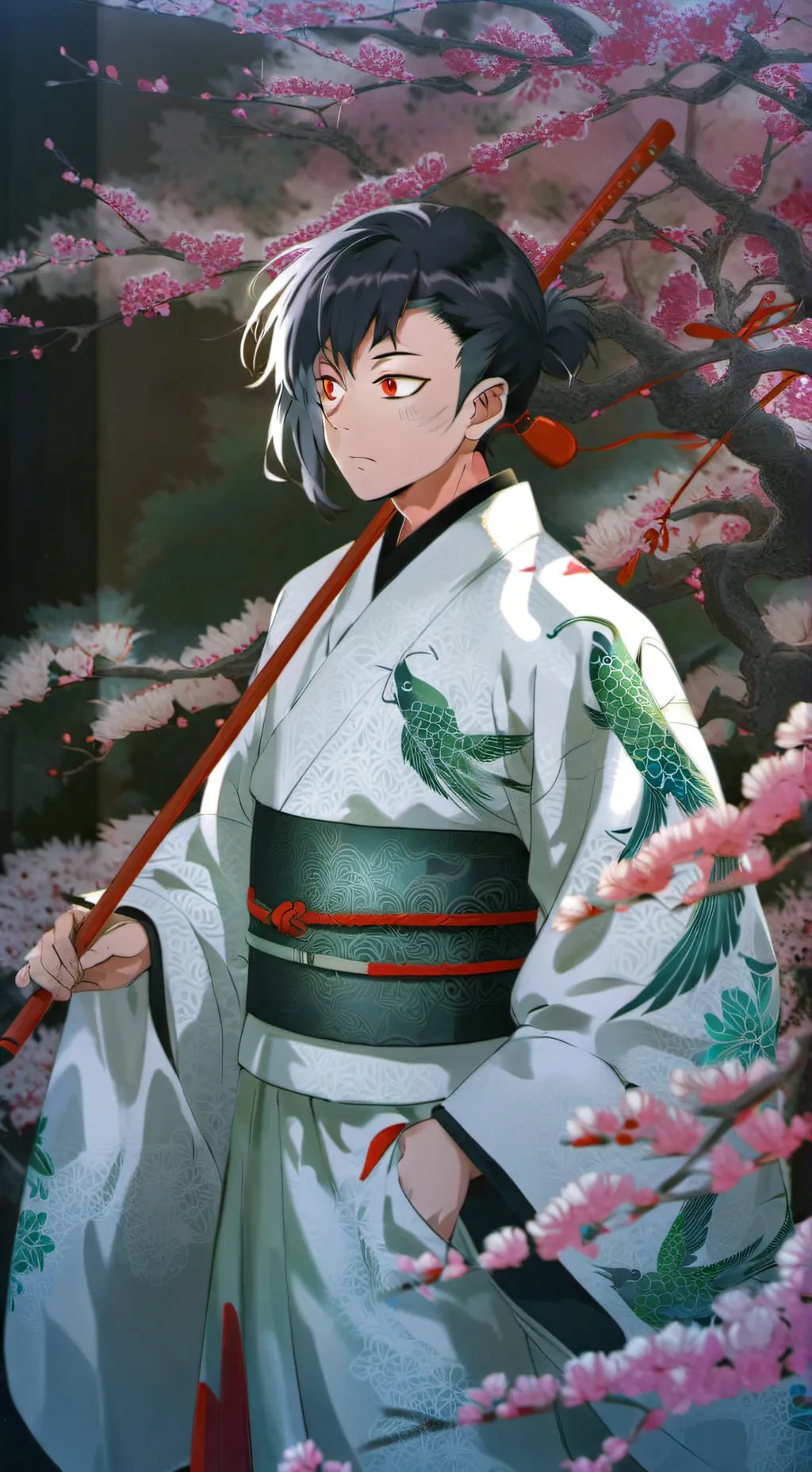 ai character: Gen Asagiri  background