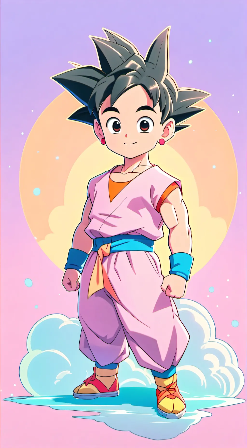 ai character: Goten background