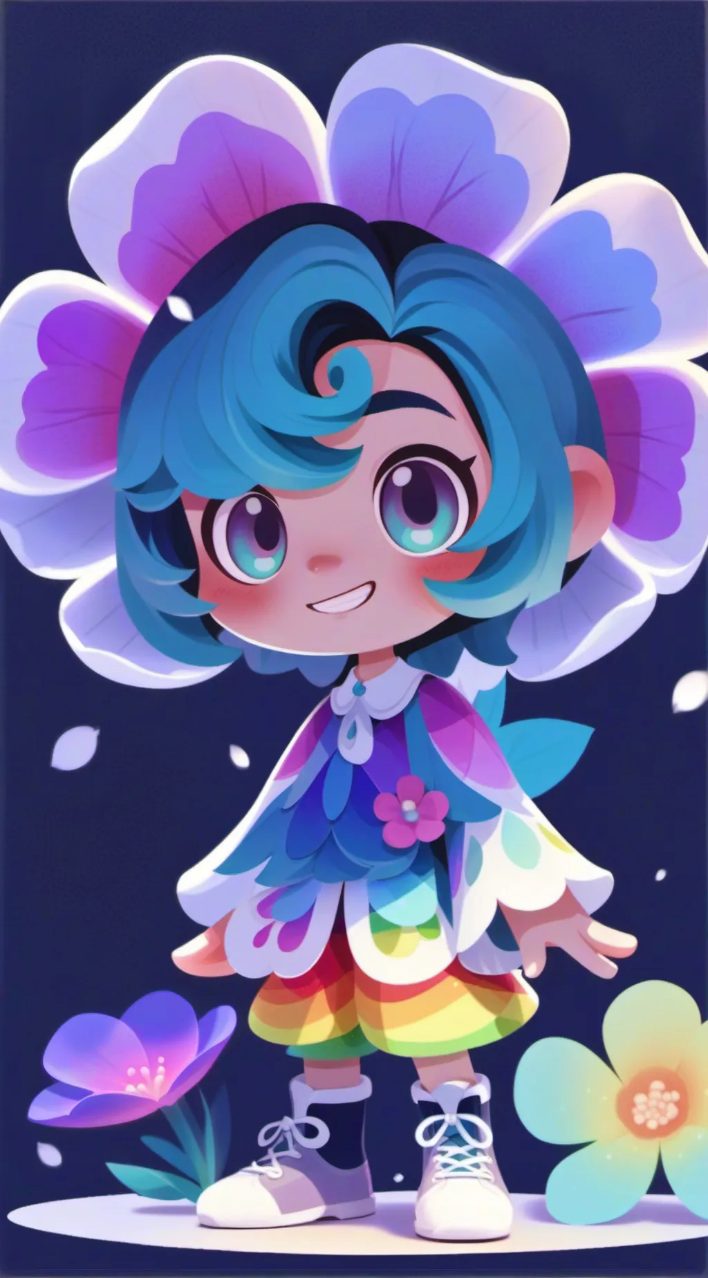 ai character: DANDYS WORLD background