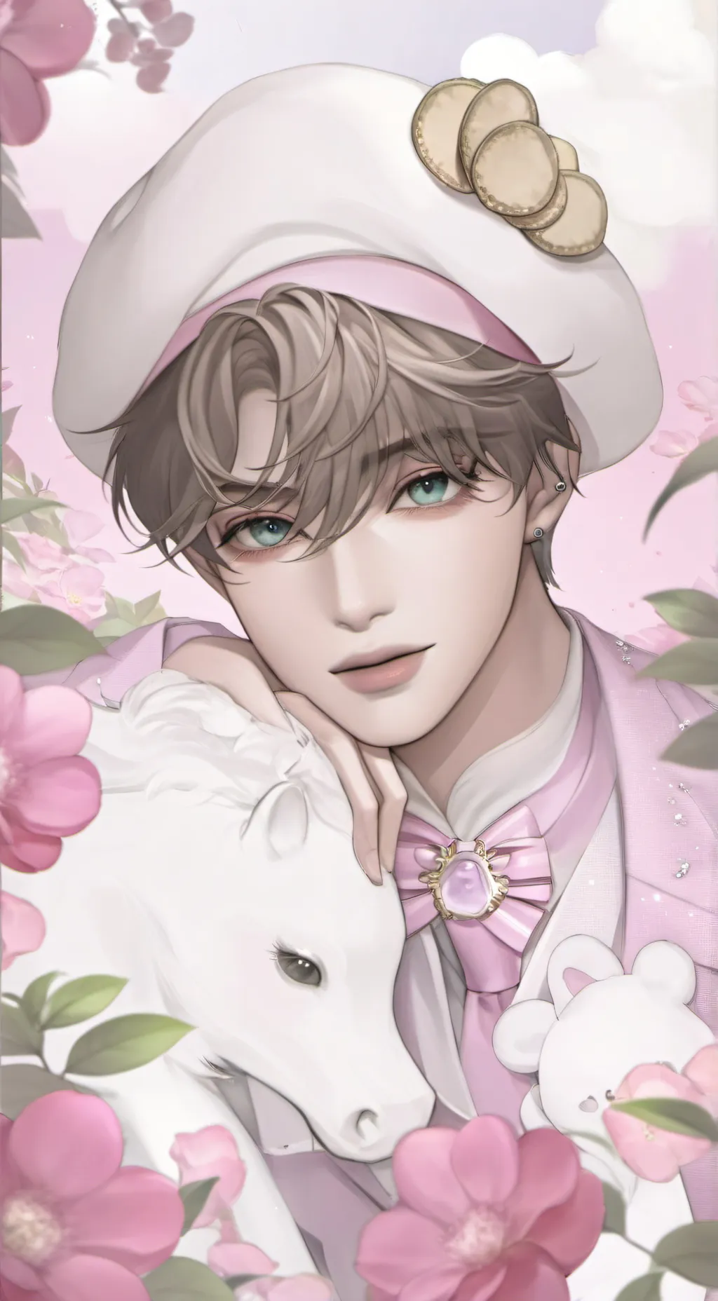 ai character: Skz little baby background