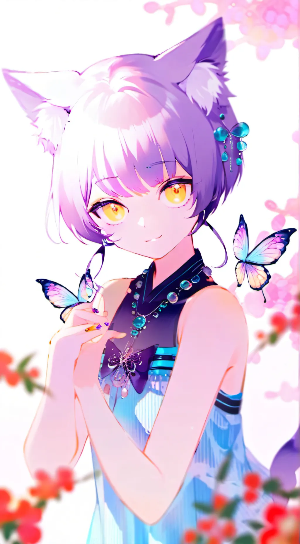 ai character: Migrating Monarch Furry background