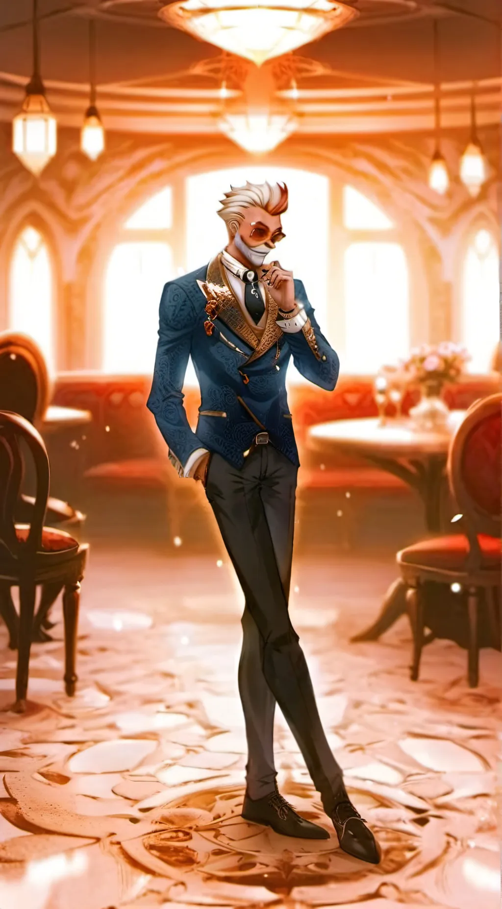 ai character: Evil vampire background