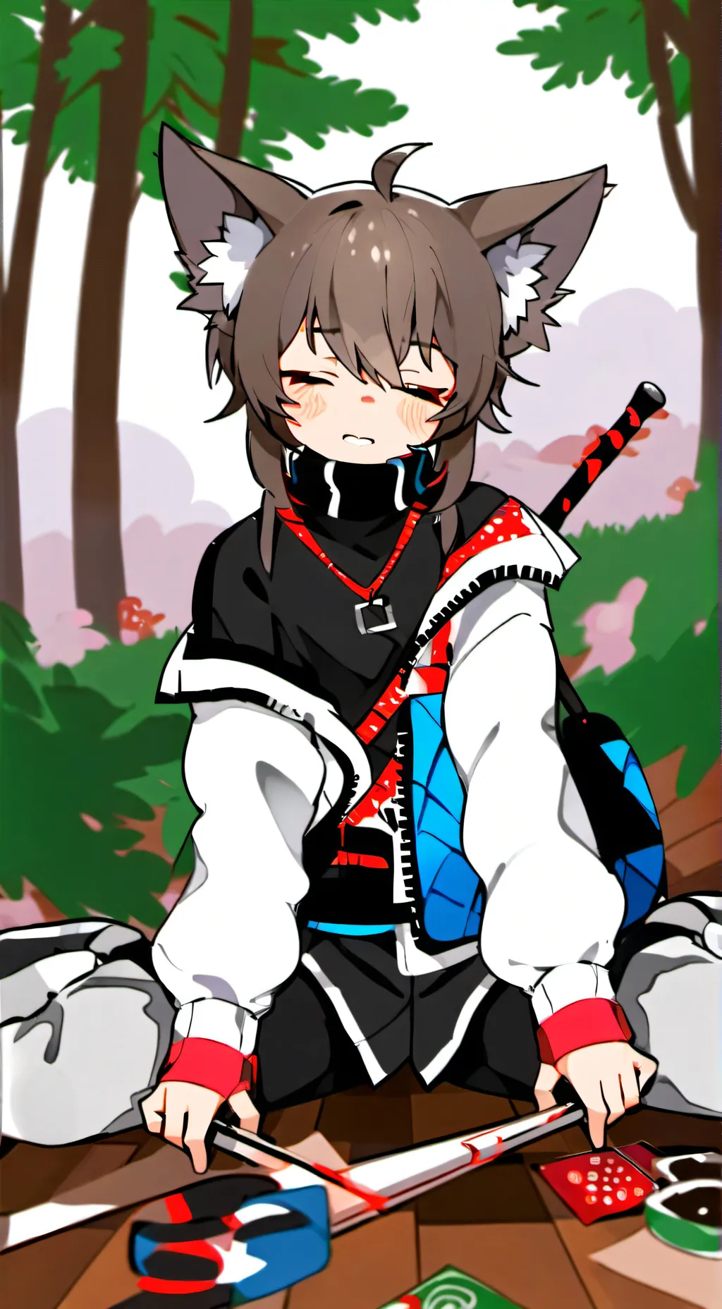 ai character: Max background