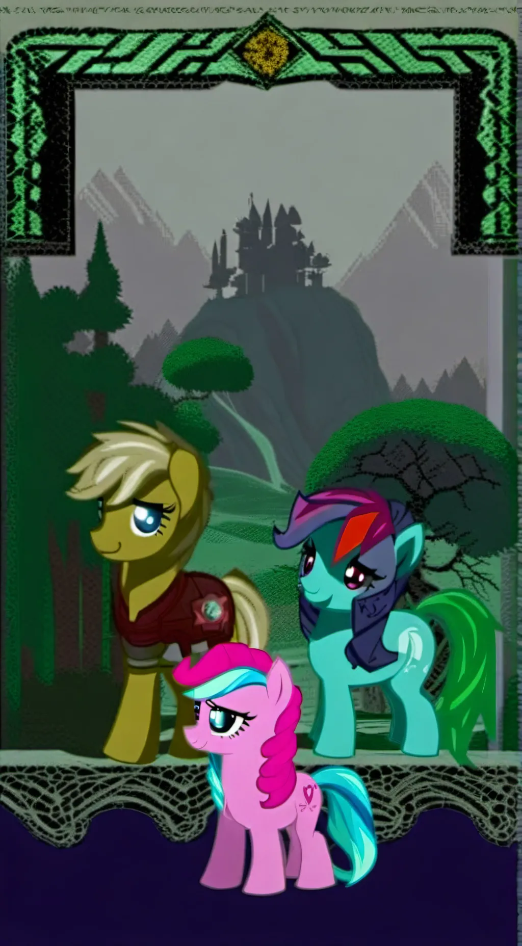 ai character: Equestria.  compas background