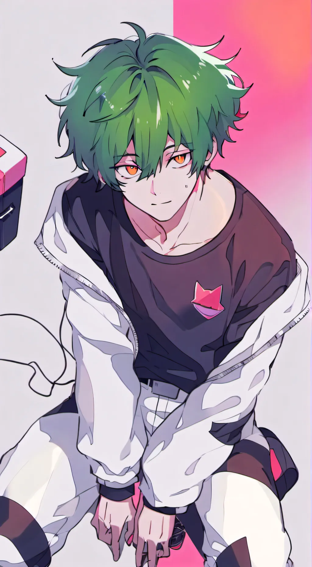 ai character: deku background