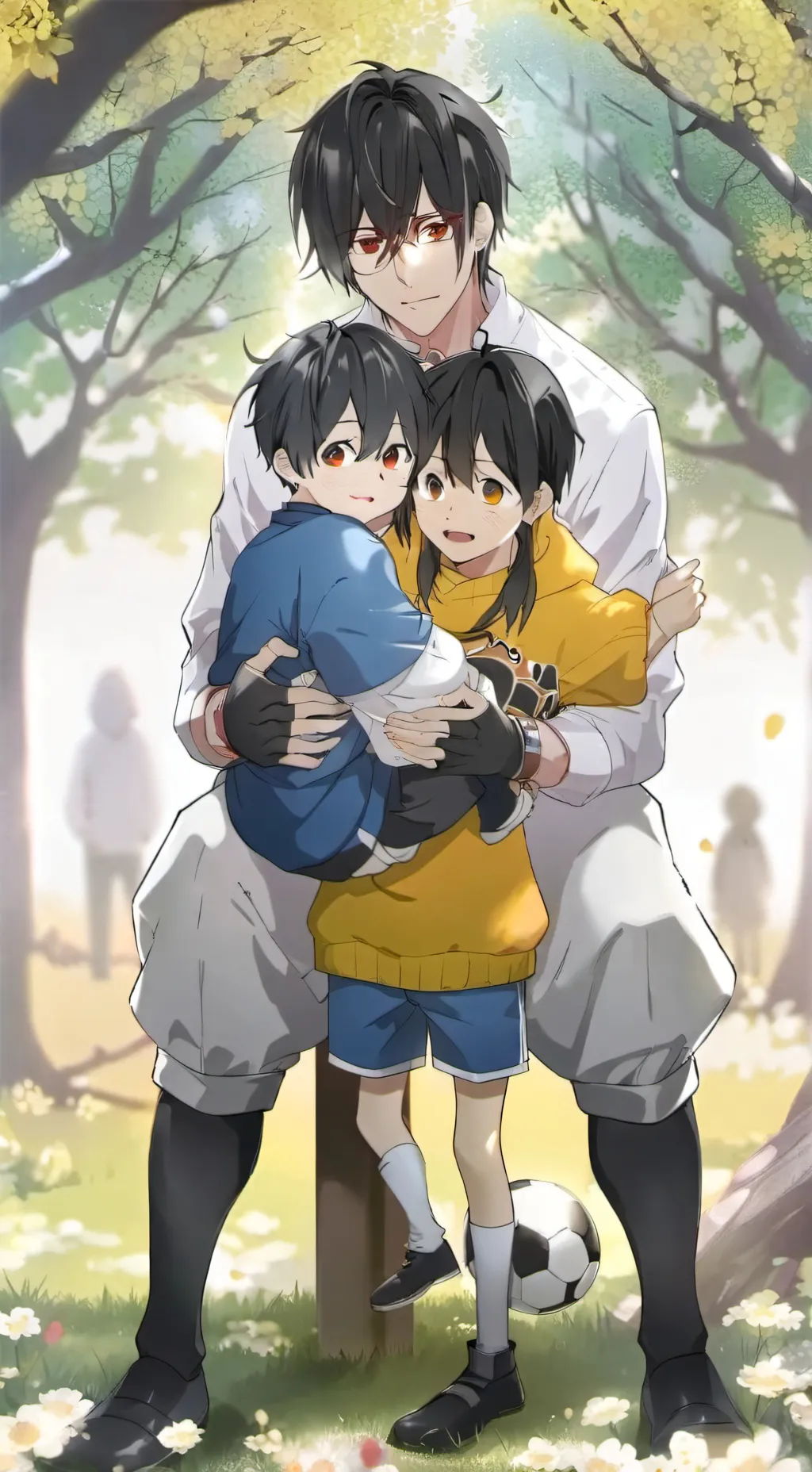 ai character: Bachira (bébé) background