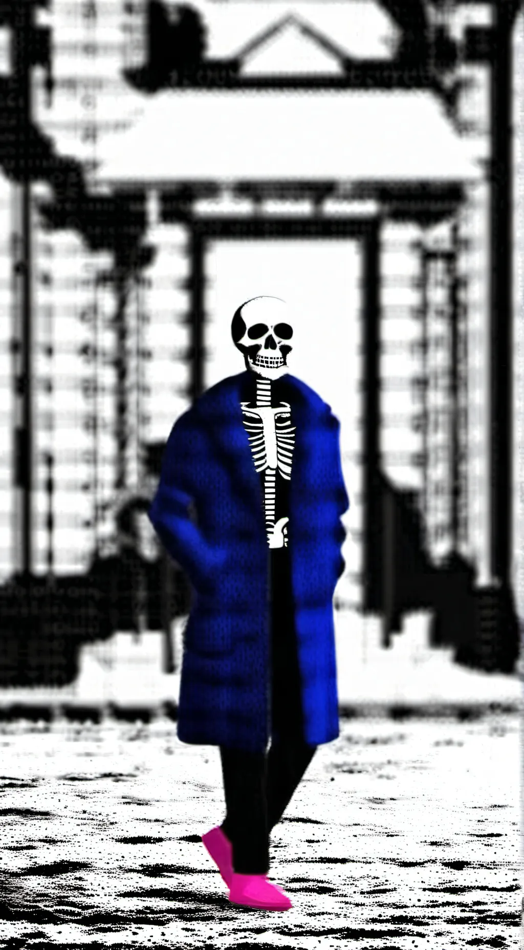 ai character: sans background