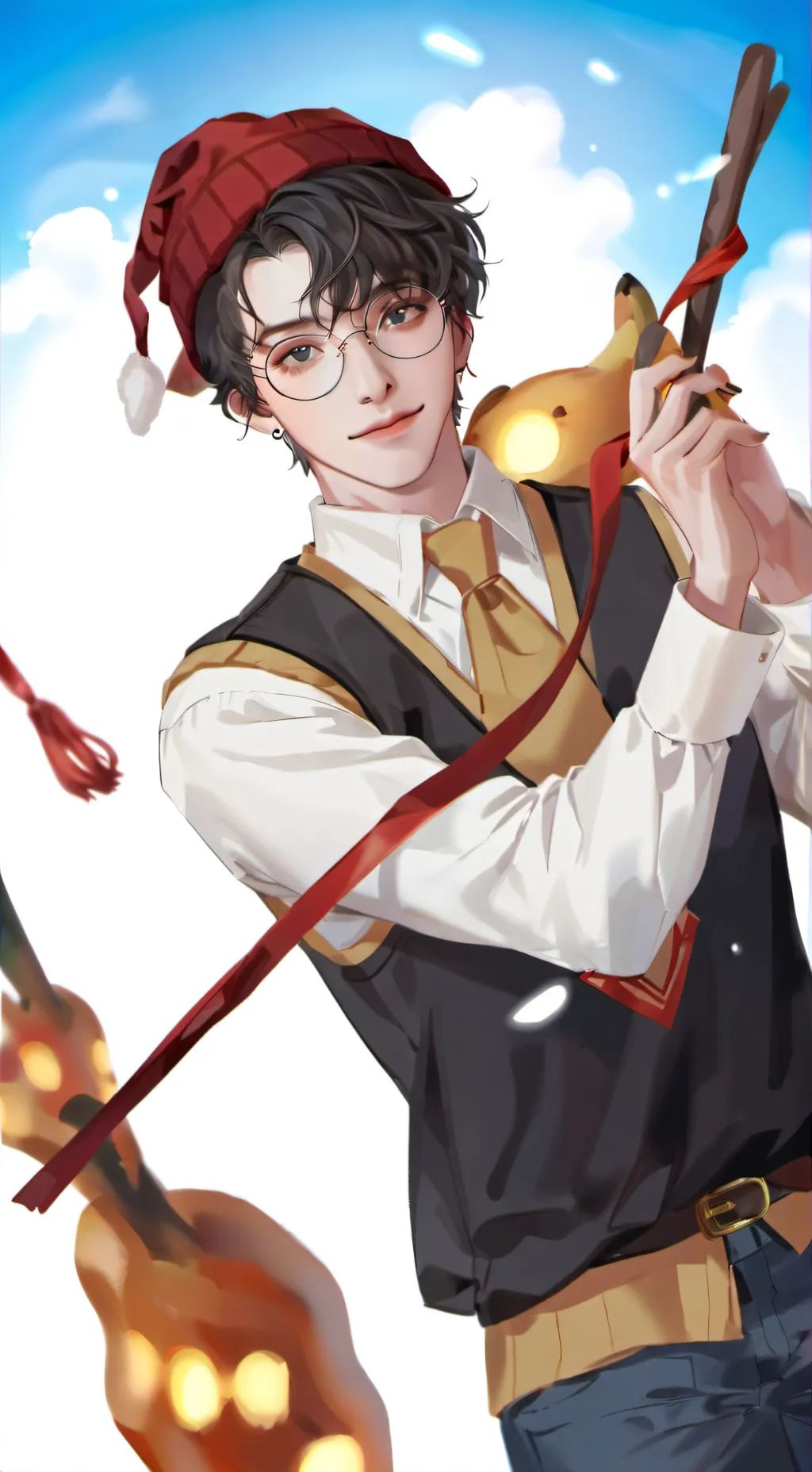 ai character: harry potter background