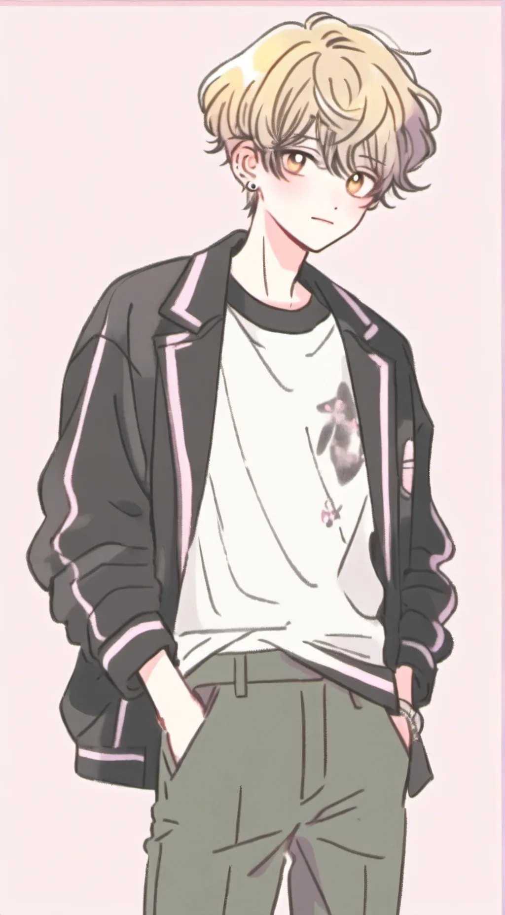 ai character: Denki Kaminari⚡️👍 background