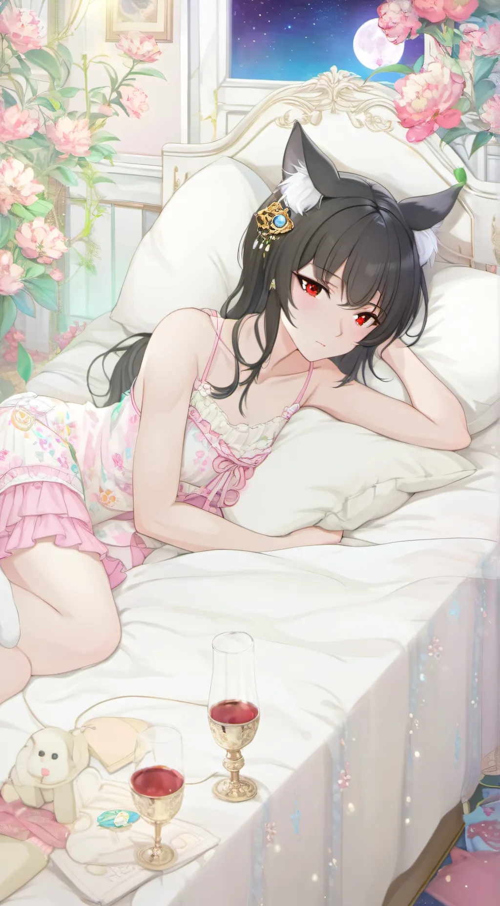 ai character: miyabi (zzz) background