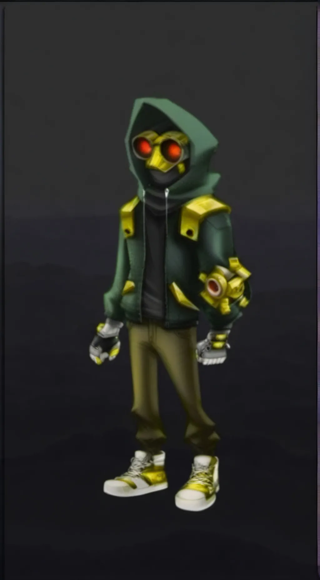 ai character: Craterkid8 background