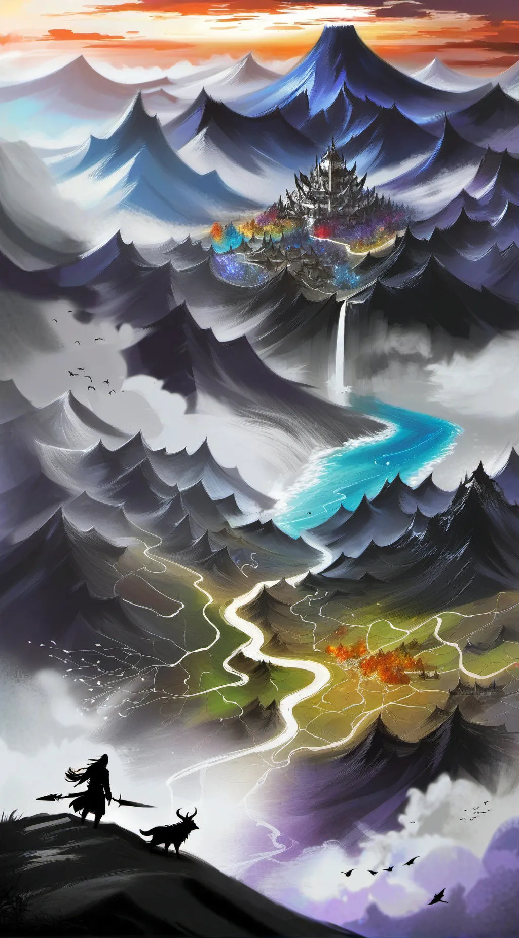 ai character: Fantasy Land background