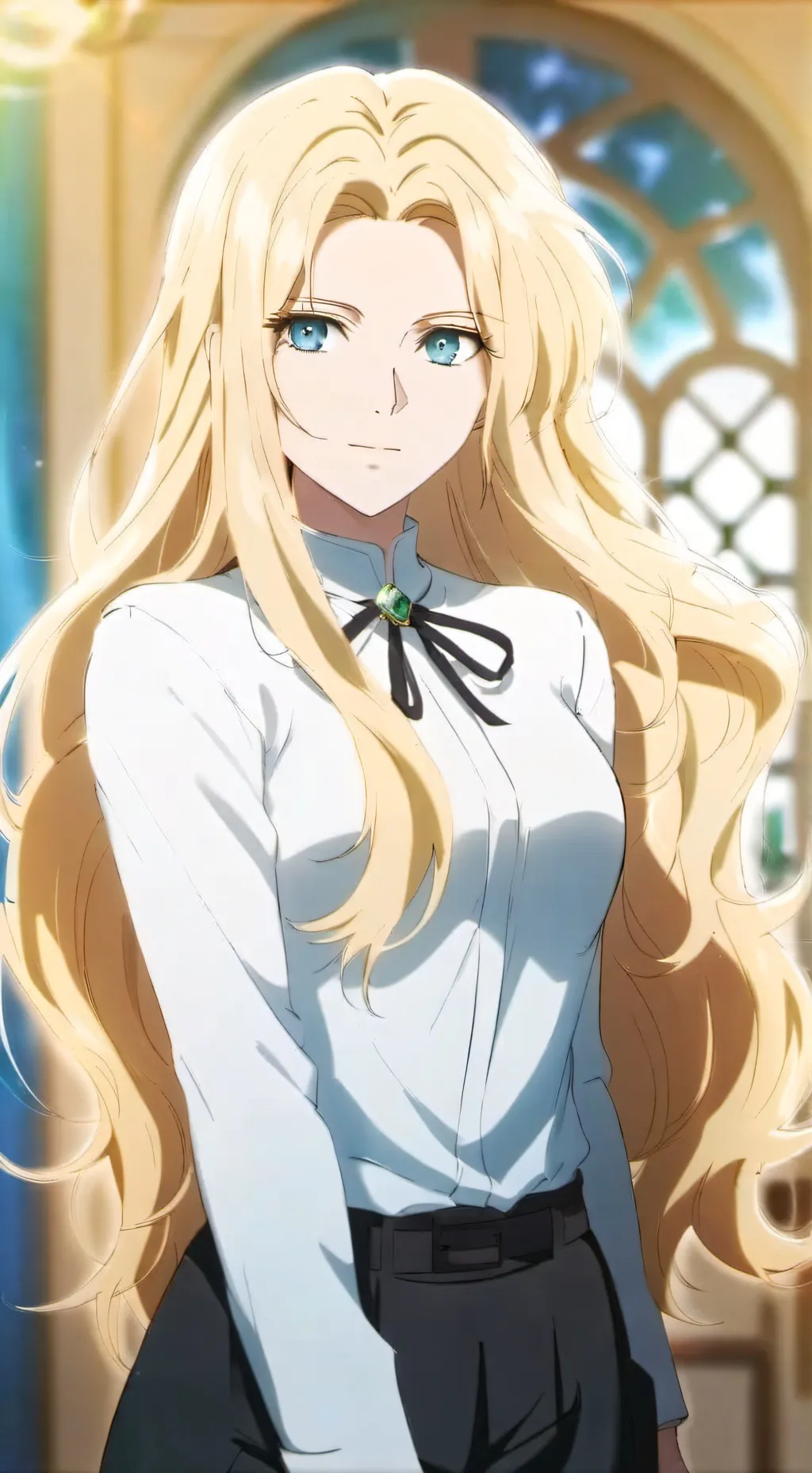 ai character: mrs diamond  background