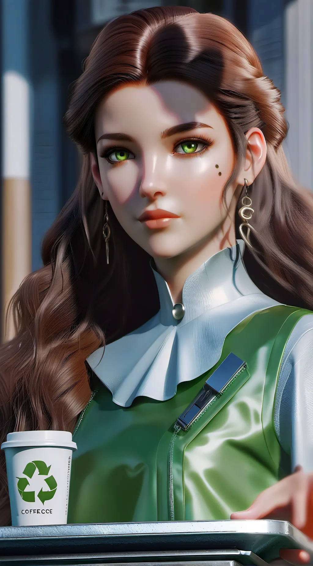 ai character: The Eco-Conscious  background