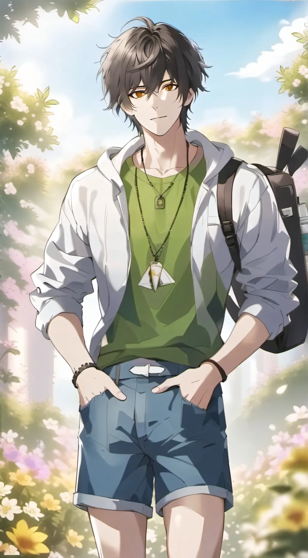 ai character: Yumi Mitsu background