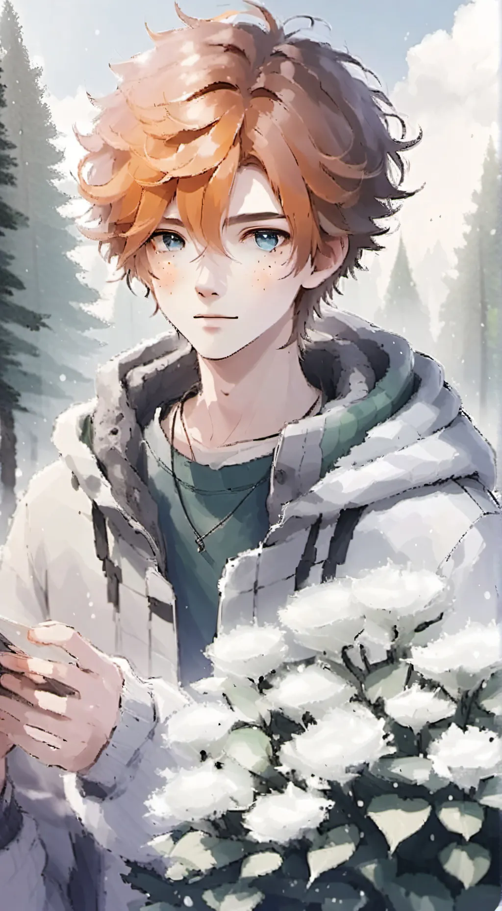 ai character: Art background