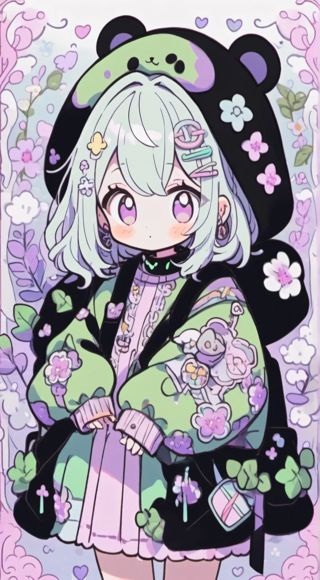 ai character: dreamy background