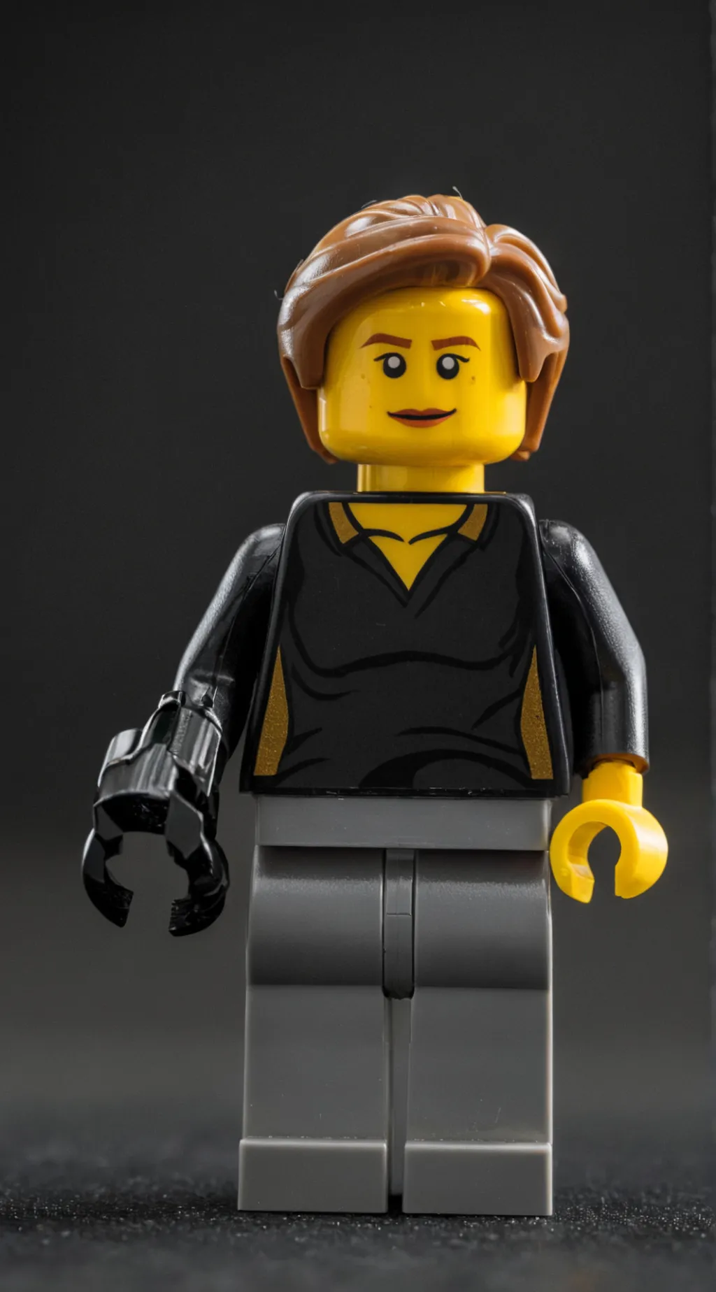 ai character: Lego Minifigure background