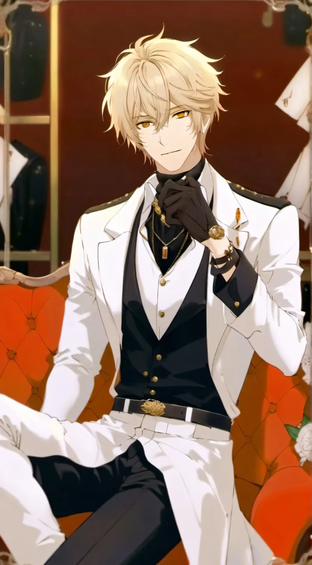 ai character: kev~ background